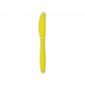 Solid Yellow Plastic Cutlery Knives - 24 Cnt.