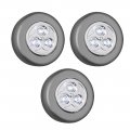 Self Adhesive LED Push Lights - 3 Pack