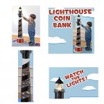Lighthouse Coin Bank - Money Bank with Lights and Sounds