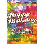 Happy Birthday Party Kit - Tie Dye Theme