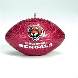 Cincinnati Bengals 5" Wax NFL Football Candle - NFL Football