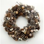 Decorative Wreath - 12.5" Holiday Wreath Winter Frost 