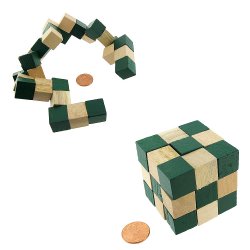 Wooden Snake Puzzle