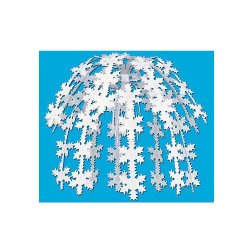Hanging Winter Snowflake Cascade Decoration
