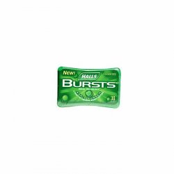 Halls Bursts Menthol Oral Anesthetic Drops, APPLE Surge - 30 Drops / Pack, 12 Packs