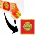 Firefighter Plastic Tablecover 54 X 108  - Fire Chief