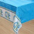 The Big One Plastic Tablecover Blue