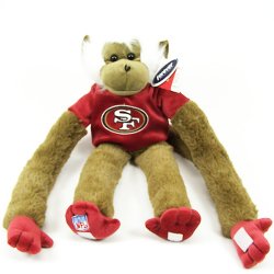 San Francisco 49ers 27" NFL Rally Monkey