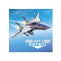 Fighter Pilot Birthday Napkins