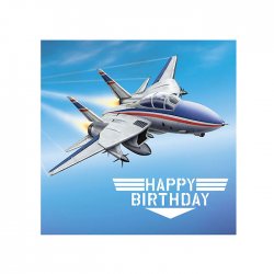 Fighter Pilot Birthday Napkins