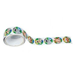 Roll of Jungle Stickers 100 Count