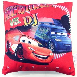 Disney Cars Red and Blue Travel Pillow