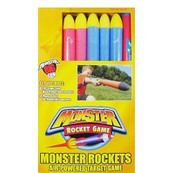 Monster Rockets Air- Powered Target Game