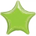 19" Lime Green Star Foil Balloon