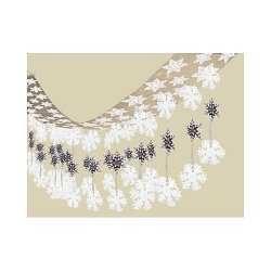 Snowflake Ceiling Decoration - 12'ft Long