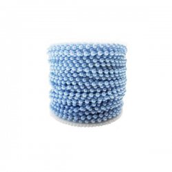 Bead String - 100ft Spool of Baby Blue Beads