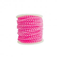 Bead String - 100ft. Spool of Hot Pink Beads