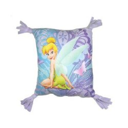 Disney Tinkerbell Purple Decorative Travel Pillow