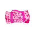 Princess Fleece Sleeping Bag/Mat - Pink Crowns