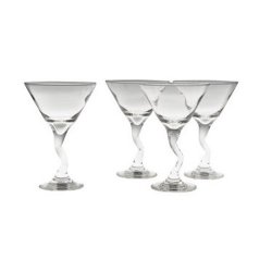 Libbey 4 Piece Z-Stem Martini Set