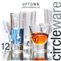 Circleware 12pc. Uptown Shot Glasses