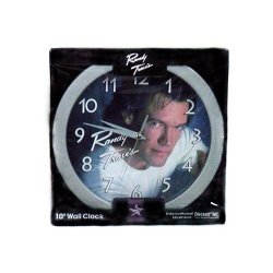 Randy Travis 10" Wall Clock - White