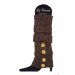 Leg Warmers (Brown) - 1 Pair