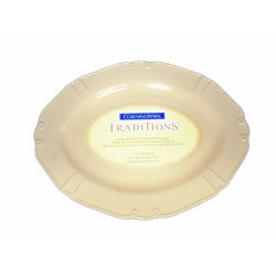 CorningWare Traditions Serving Platter - 14" x 11" Antique Yellow