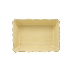 CorningWare Traditions 3-Quart Oblong Lasagna Dish, Antique Yellow