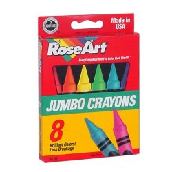 RoseArt 8 Crayons Pack - 12 Cnt.