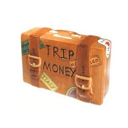 "Trip Money" - Vacation Money Ceramic Novelty Bank