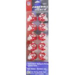 NFL Party String Lights - Kansas City Chiefs Football Helmet Christmas Lights