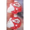 NFL Party String Lights - Kansas City Chiefs Football Helmet Christmas Lights