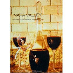 Circleware Napa Valley 7pc. Wine Decanter Set