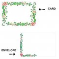 Holiday Imprintable Cards w/ Envelopes - Holly Leaves & Berries - 16 Pack