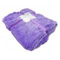 Faux Fur Throw Blanket - Purple