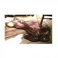 Matty the Black Bear Rug