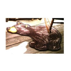 Matty the Black Bear Rug