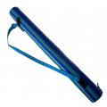 Blue Striped Straw Mat with Cover