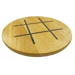 Two In One Wooden Gameboard - Tic Tac Toe and Chinese Checkers