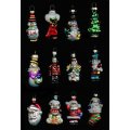 Avon Set of 12 Holiday Glass Ornaments