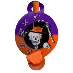 Halloween Skeleton Party Blowouts - Package of 8