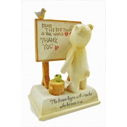 HeartString Teddies - Teacher Musical Figurine