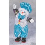 Animated Porcelain Musical Clown Doll