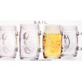 Circleware SAIL 4pc Beer Mug Set