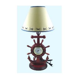 Nautical Theme Clock Lamp