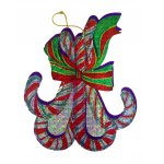 Laser Christmas Decorations - 2pc. (Candy Cane and Christmas Tree)