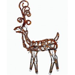 36" Holiday Lawn Reindeer Decor - 70 Light Pre-Lit Reindeer