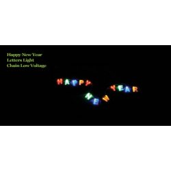 Happy New Year Frosted LED Light String