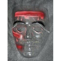 Halloween Costume Mask - Transparent Laceration Mask